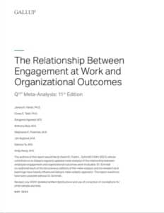 Gallup Study 2024 · Q12® Meta-Analysis: 11th Edition